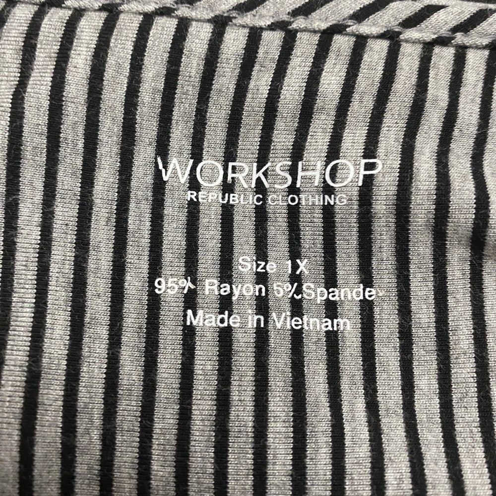 Workshop Plus Size Tunic Grey Black - image 6